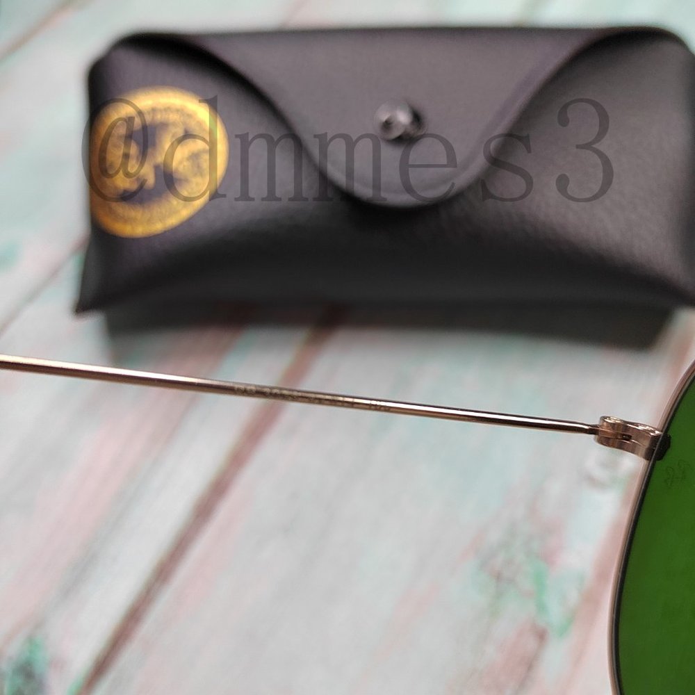 🍓Ray-Ban 3026 Purple Aviator Sunglasses 62mm - Picture 5 of 7